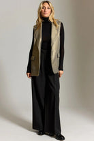 LAUREN VIDAL Valeria Gold Sleeveless Jacket - Magpie Style