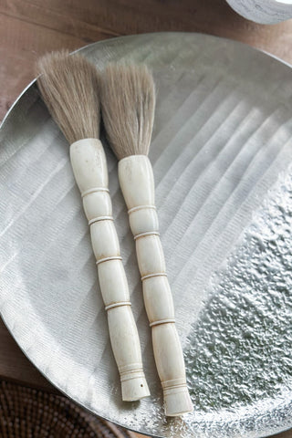 Calligraphy Brush with Bone Handle