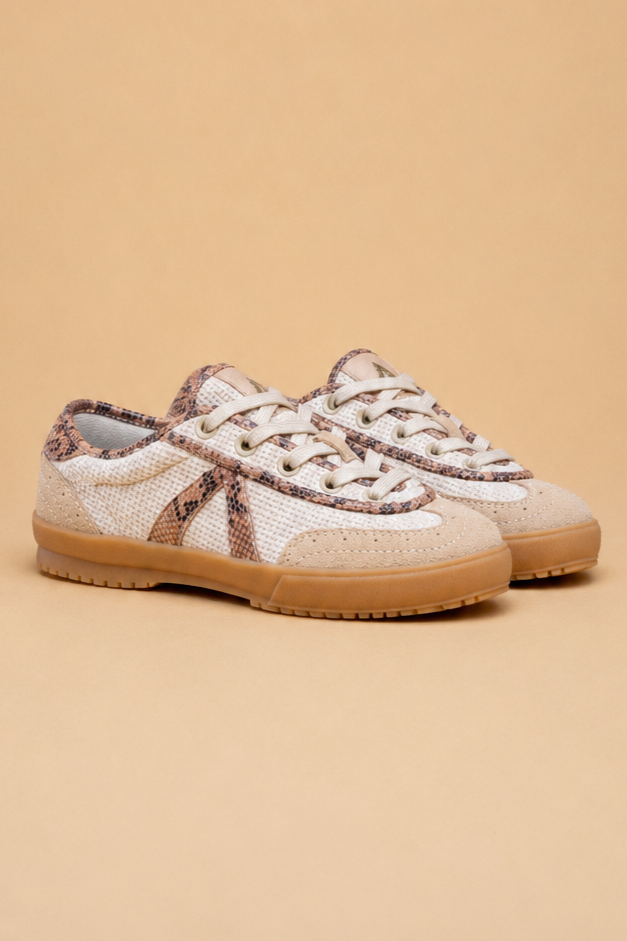 ASFVLT Swing Sneaker - Tan/Snake
