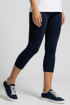 PAULA RYAN Capri Legging - Navy Ecovero - Paula Ryan