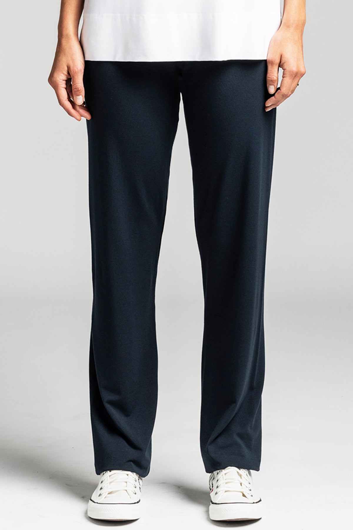 PAULA RYAN Straight Leg Lounge Pant - MicroModal Navy - Paula Ryan