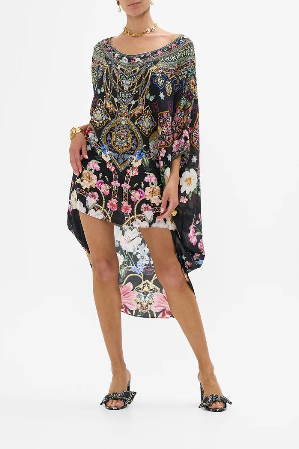 CAMILLA Scoop Back Hem Dress - Midnight in Monserrate