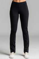 PAULA RYAN Narrow Leg Pant - Classic Microjersey Black - Paula Ryan