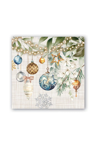 MICHEL DESIGN WORKS Paper Cocktail Napkins - Peace on Earth