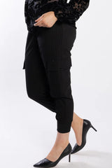 DRAMA THE LABEL Noni Pant - Pinstripe