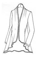 PAULA RYAN Easy Fit Panelled Cardigan - Ruby - Paula Ryan