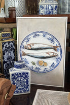 Pescare White Frame Oil Painting - Magpie Style