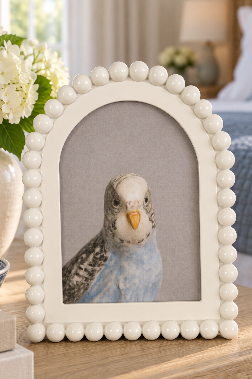 Isla Beaded Arch Photo Frame