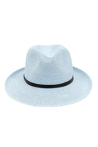 TRAVAUX EN COURS - Borsalino hat leather strap Ciel - Paula Ryan