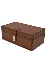 Leather Box - Tan