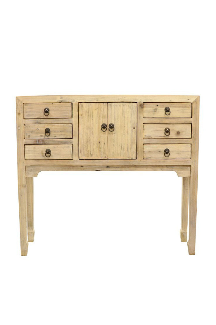 Oriental Console Petite, Natural Finish - Magpie Style