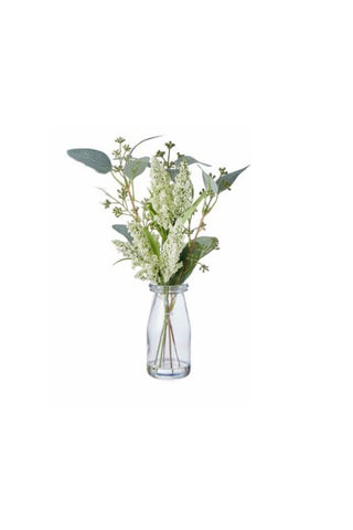 Foliage - Glass Vase - White