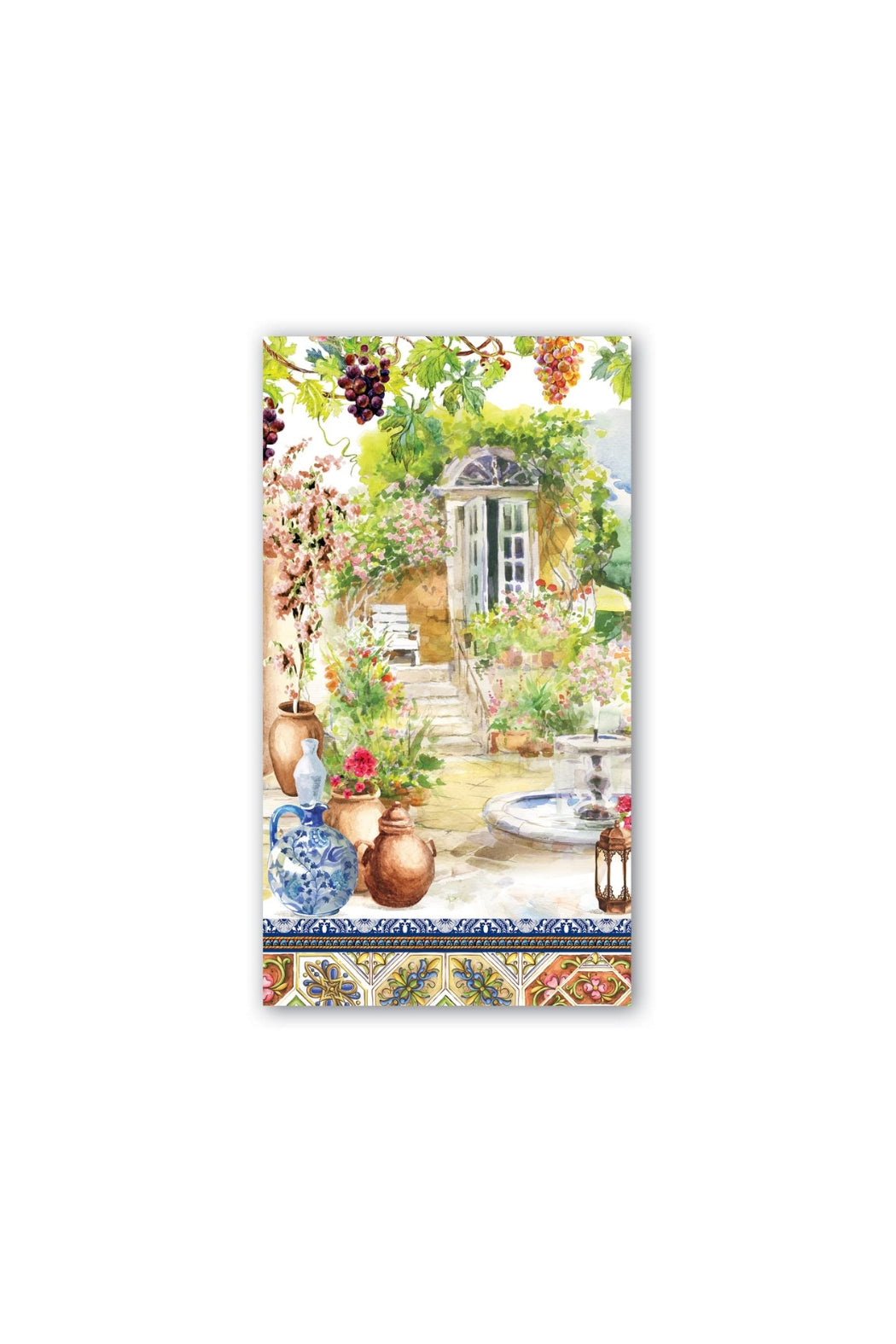 MICHEL DESIGN WORKS Tuscan Terrace Hostess Napkins - Magpie Style