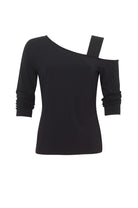 PAULA RYAN Asymmetric Neck Top - MicroModal - Paula Ryan