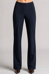 PAULA RYAN Tailored Pant - Microjersey Navy PRE ORDER