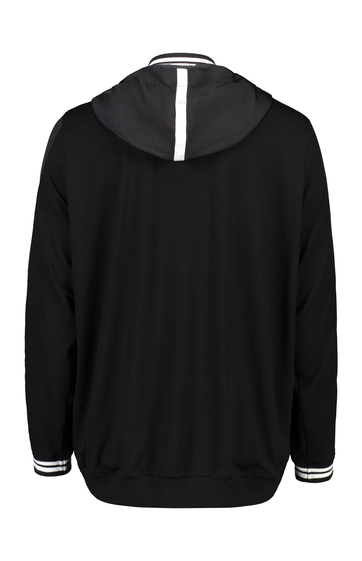 PAULA RYAN RELAXED Zip Front Printed Hoodie - Viscose Jersey - Paula Ryan