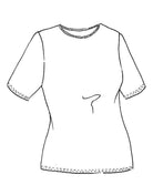 PAULA RYAN Crew Neck Body Tee - Microjersey - Paula Ryan