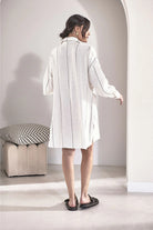 EADIE Carter Fundamental Shift Dress - Off White - Magpie Style