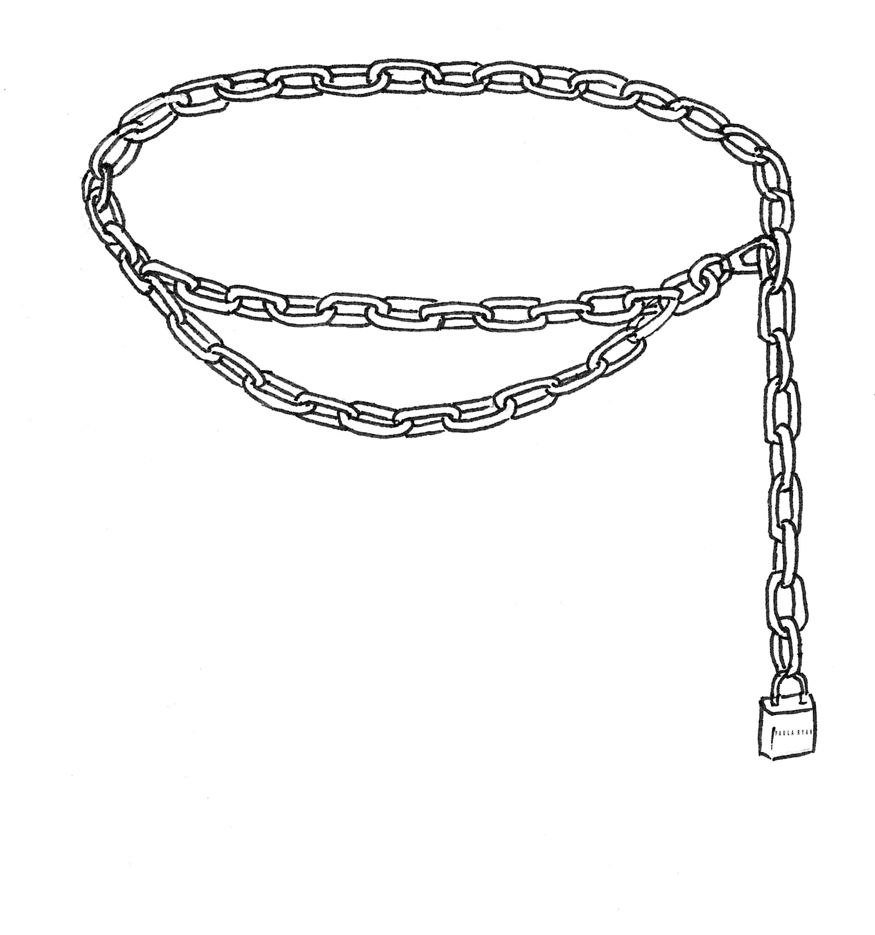 PAULA RYAN Chain Belt - Silver - Paula Ryan