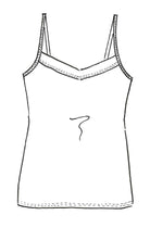 PAULA RYAN Microjersey Cami Top - Black - Paula Ryan