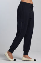 PAULA RYAN Zip detailed cuffed Pant - Black - Paula Ryan