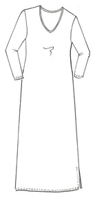 PAULA RYAN ESSENTIALS Scoop V Sheath Dress - Black Merino - Paula Ryan