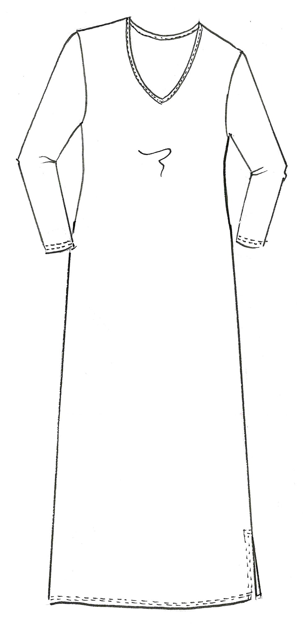 PAULA RYAN ESSENTIALS Scoop V Sheath Dress - Black Merino - Paula Ryan