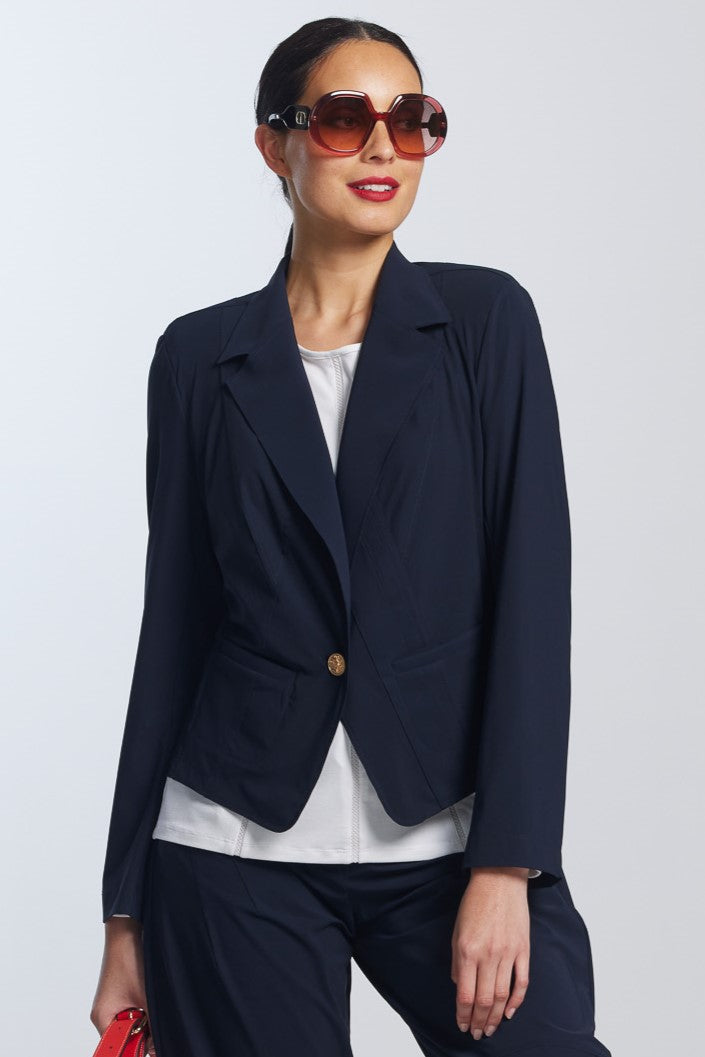 PAULA RYAN Girlfriend Jacket - Navy - Paula Ryan