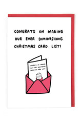 Diminishing Card List