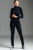 PAULA RYAN ESSENTIALS Slim Fit Long Sleeve Polo Neck Top - Merino - Paula Ryan