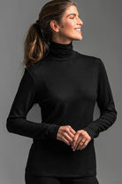 PAULA RYAN ESSENTIALS Slim Fit Long Sleeve Polo Neck Top - Merino - Paula Ryan