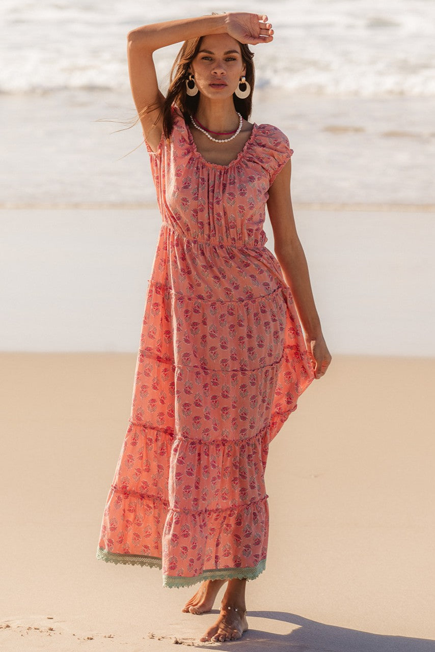 I AM PYLGRYM Paris Maxi Dress - Summer Rose - Magpie Style