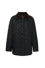 MOKE Daisy Quilt Jacket - Black