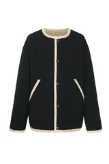 MOKE Juniper Reversible Jacket - Black/Cream