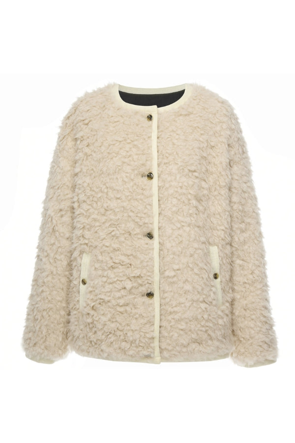 MOKE Juniper Reversible Jacket - Black/Cream - Magpie Style