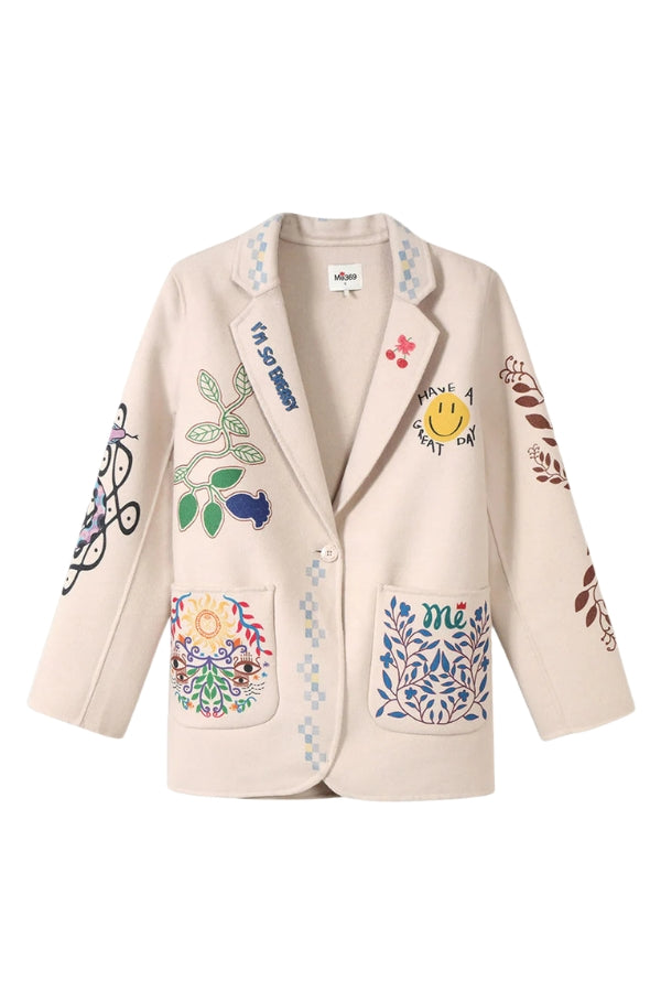 ME369 Juliana Shipibo Wool Jacket - Magpie Style