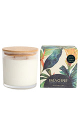Lemongrass & Persian Lime Soy Wax Candle 665g - White