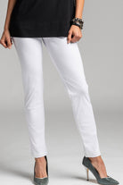 PAULA RYAN ESSENTIALS Waisted Cigarette Pant - Microjersey - Paula Ryan