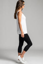 PAULA RYAN ESSENTIALS Capri Legging - MicroModal