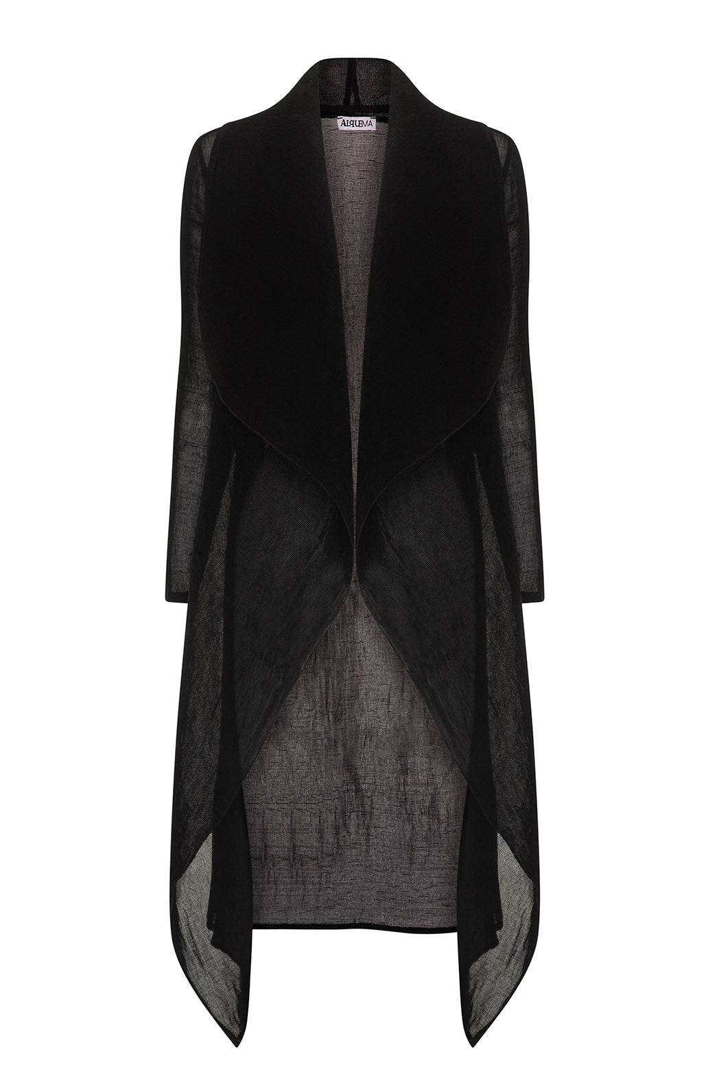 ALQUEMA - Collare Coat Black - Magpie Style