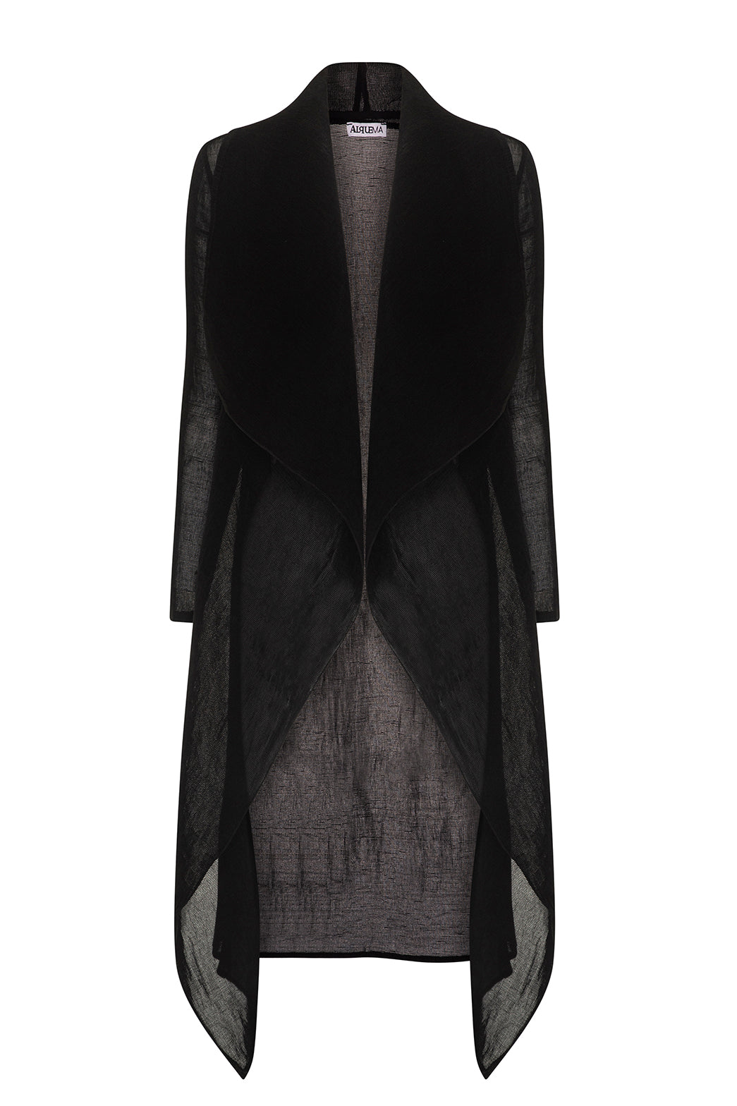 ALQUEMA - Collare Coat Black - Magpie Style