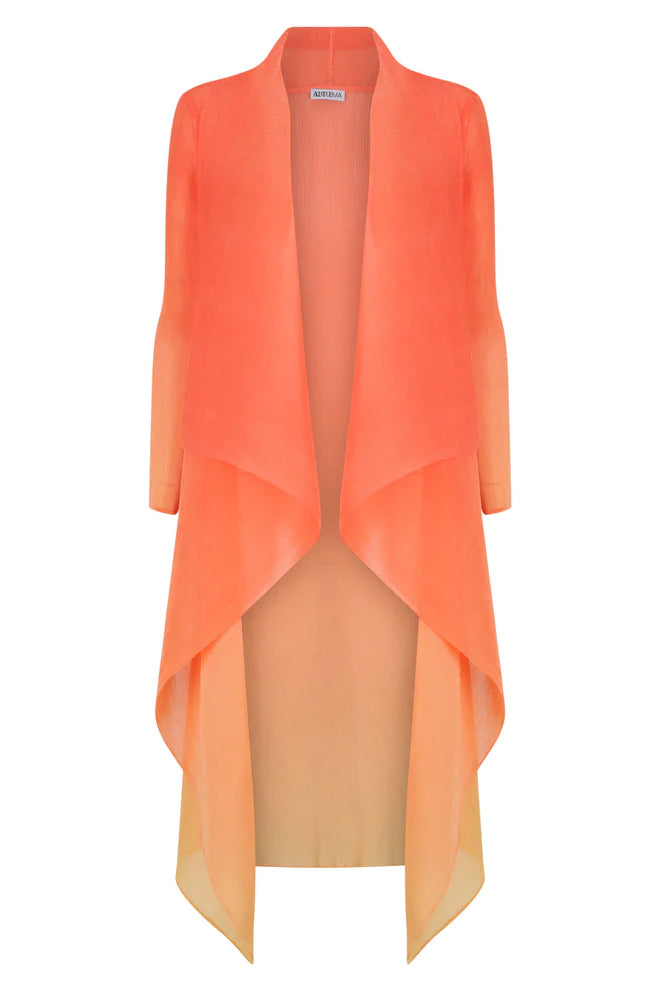 ALQUEMA - Collare Coat Ombre Peach Lemonade - Magpie Style