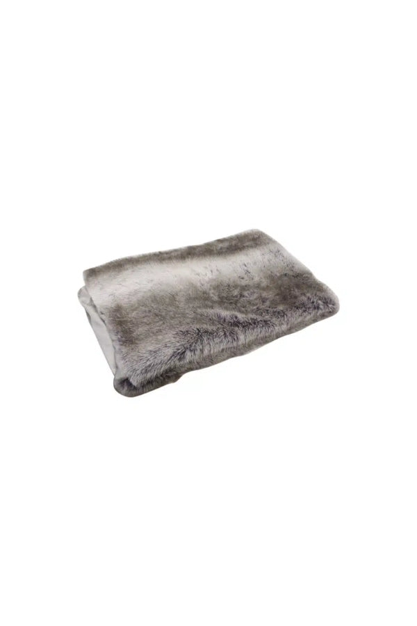 Faux Fur Throw - Grey - Magpie Style