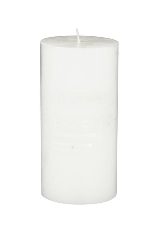 White Pillar Candle - Large