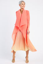 ALQUEMA - Collare Coat Ombre Peach Lemonade - Magpie Style