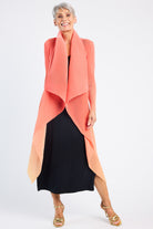 ALQUEMA - Collare Coat Ombre Peach Lemonade - Magpie Style