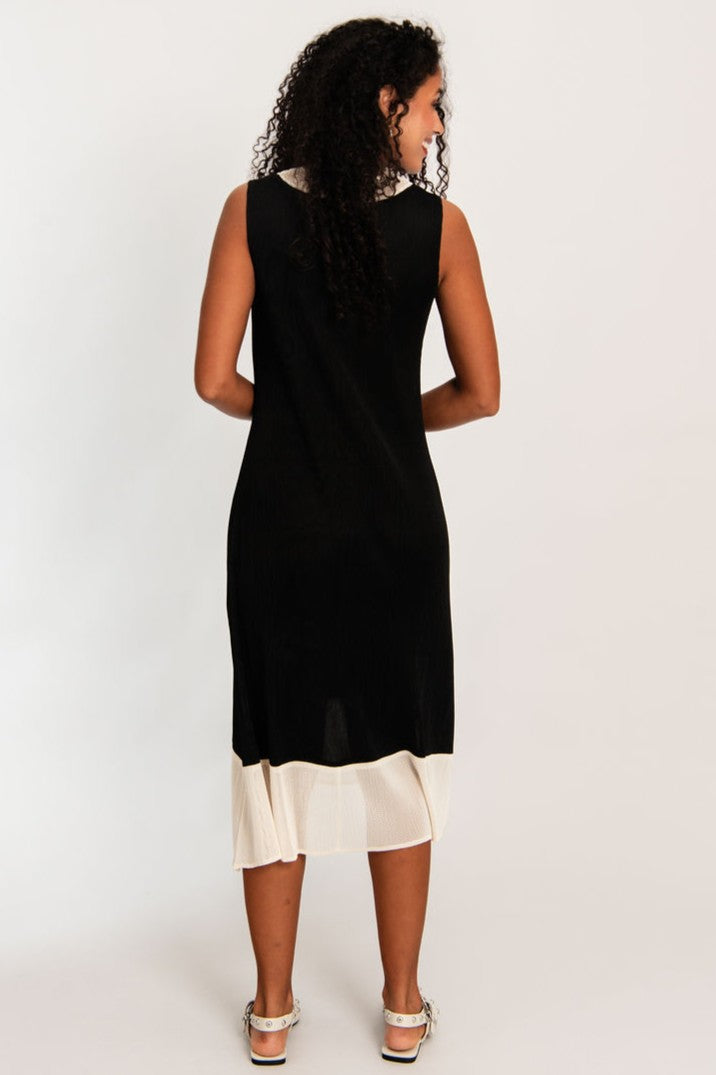 ALQUEMA - Kambe Dress - Black Cream - Magpie Style