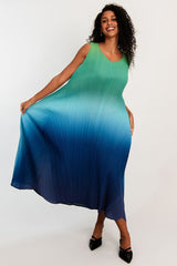 ALQUEMA - Long Estrella Dress - Rainforest