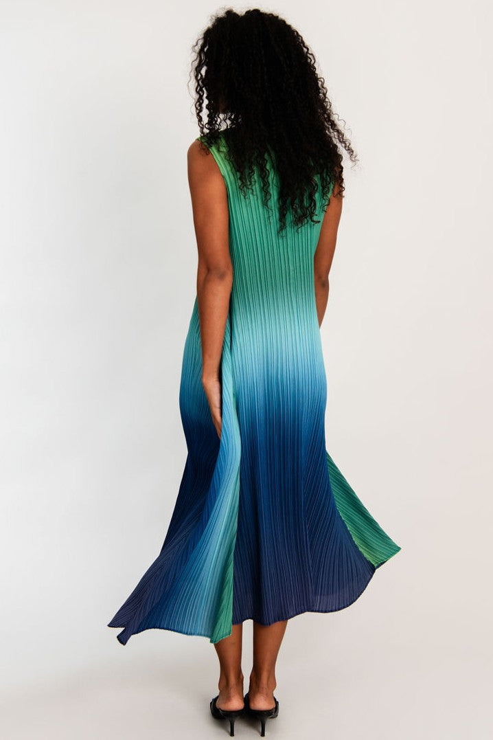 ALQUEMA - Long Estrella Dress - Rainforest - Magpie Style