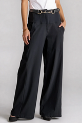 PAULA RYAN Wide Leg Pant Tall - Black